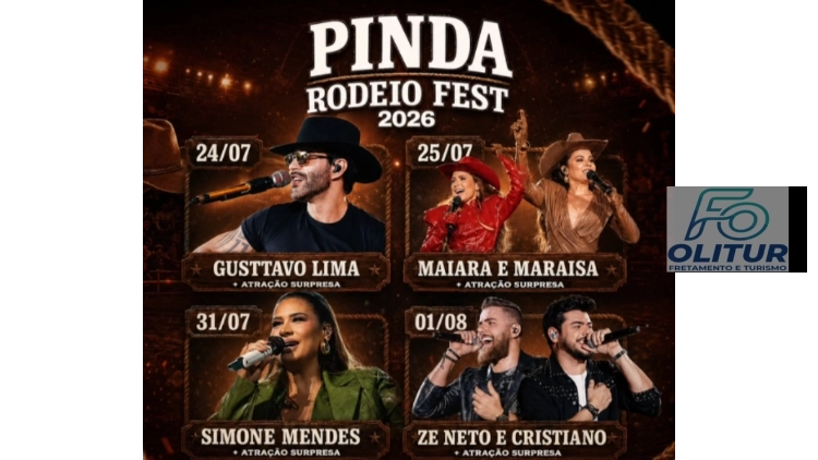 SHOW GUSTAVO LIMA Pinda Rodeio Fest 2026